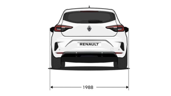 Renault Clio afmetingen, Stam Renault