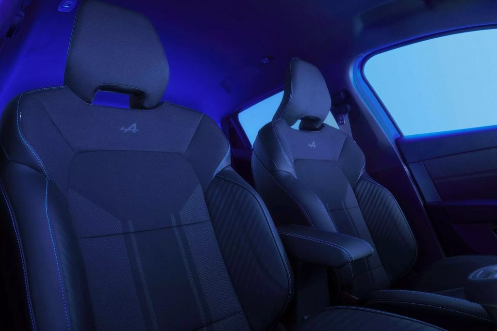 Renault Clio stoelen Alpine, Stam Renault