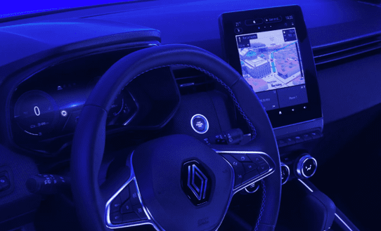 Renault Clio dashboard, Stam Renault