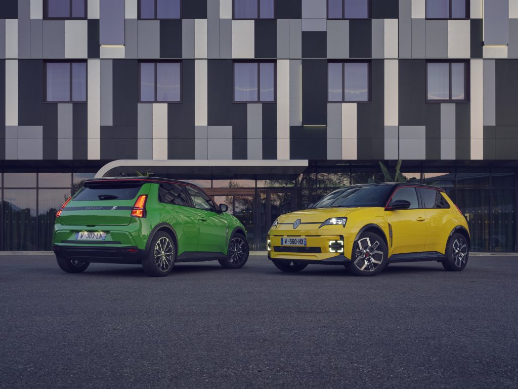 Renault 5 groen en geel, Stam Renault