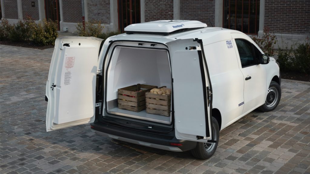 Renault Kangoo E-Tech electric open achterdeuren, Stam Renault
