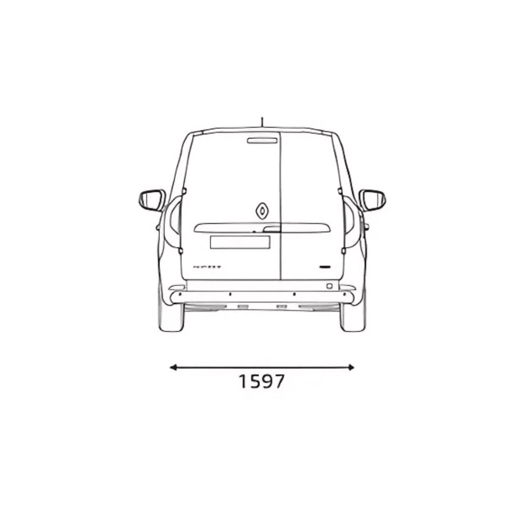 Kangoo E-Tech electric afmetingen, Stam Renault