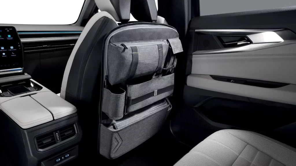 Renault Espace multifunctionele organizer op de voorstoel, Stam Renault
