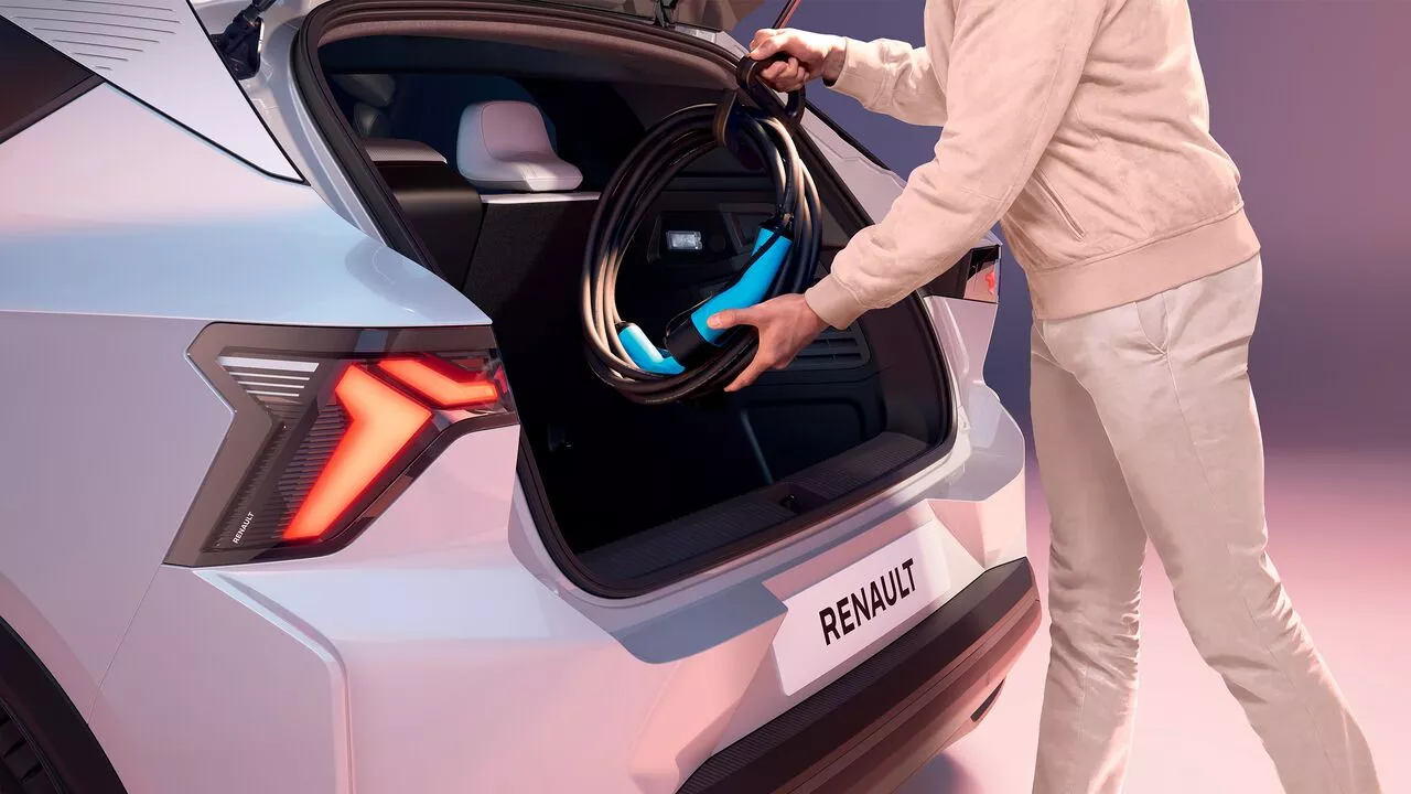 Renault Scenic E-Tech electric kabelhandgreep, Stam Renault