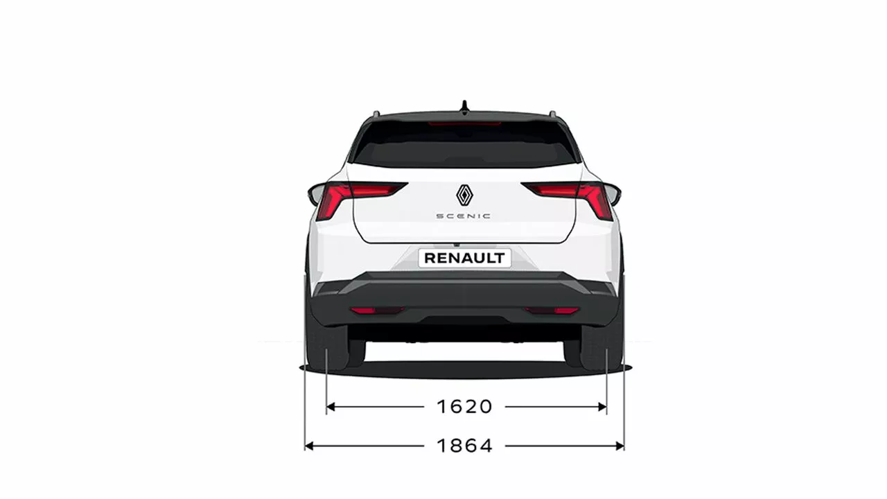 Renault Scenic E-Tech electric afmetingen, Stam Renault