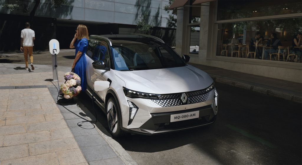 Renault Scenic E-Tech electric opladen, Stam Renault