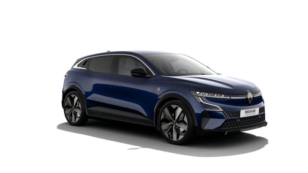 Renault Megane E-Tech electric blauw, Stam Renault
