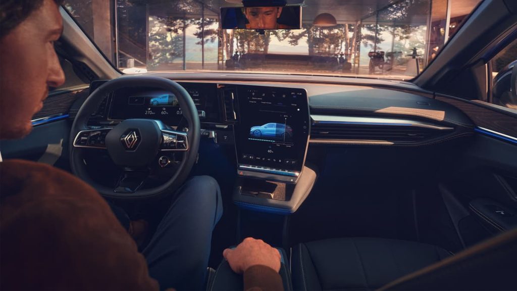 Renault Megane E-Tech electric interieur, Stam Renault