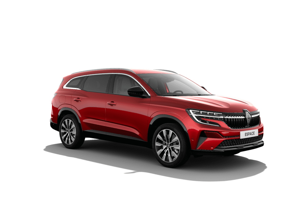 Renault Espace rood, Stam Renault
