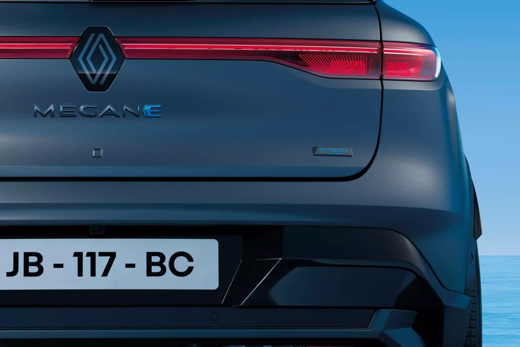 Renault Megane E-Tech electric achterkant, Stam Renault