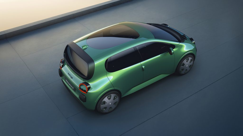 Renault Twingo E-Tech electric nieuw panorama dak, Stam Renault