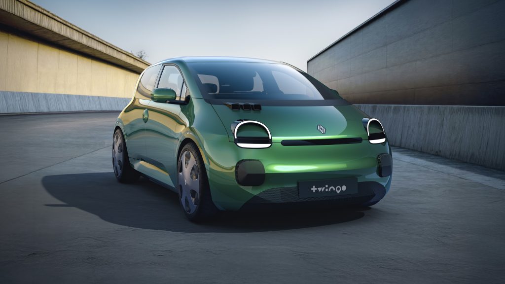 Renault Twingo E-Tech electric nieuw voorkant, Stam Renault