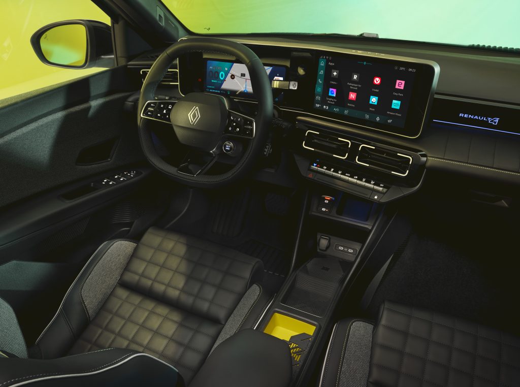 Renault 4 interieur, Stam Renault