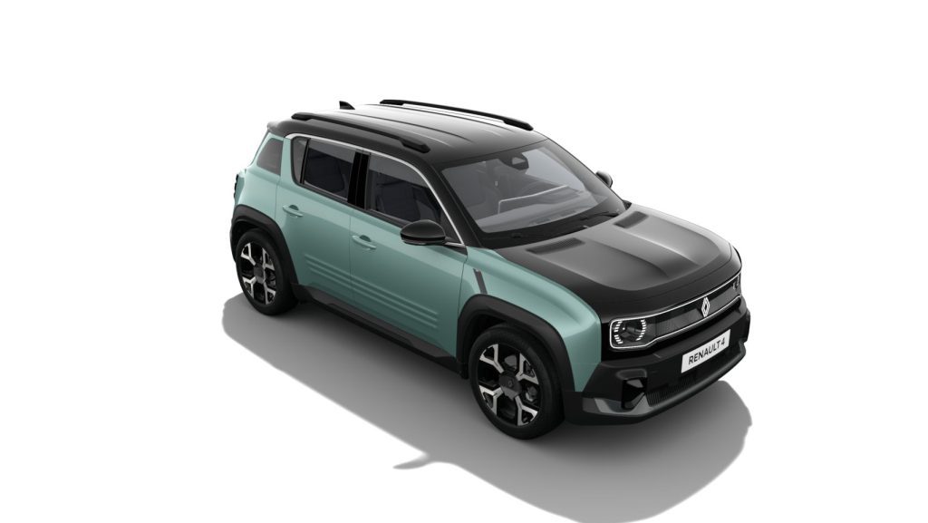 Renault two tone met zwarte motorkap