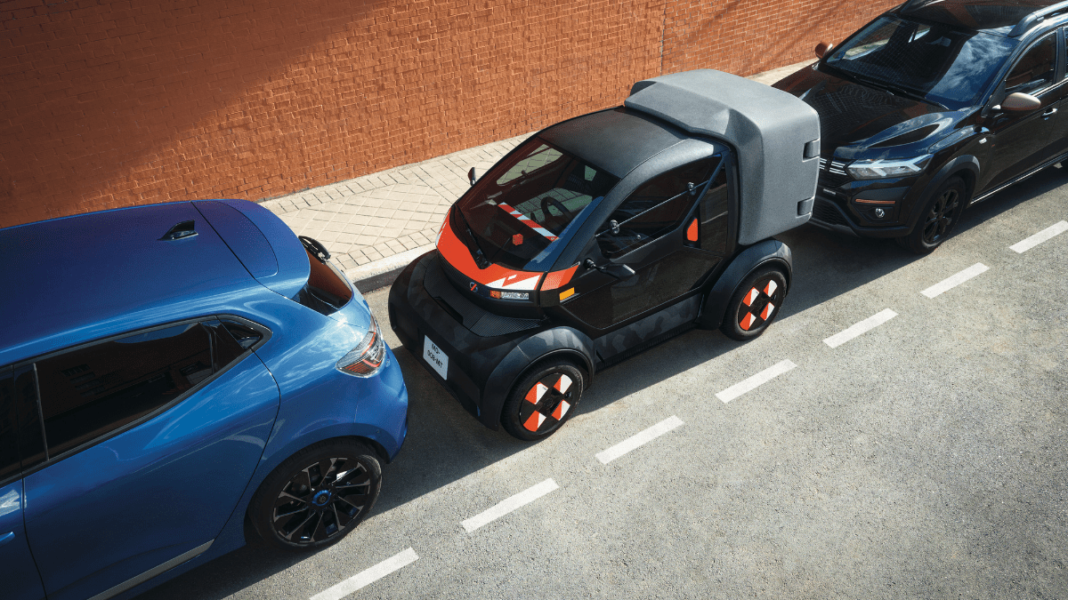 Mobilize Bento parkeren, Stam Renault