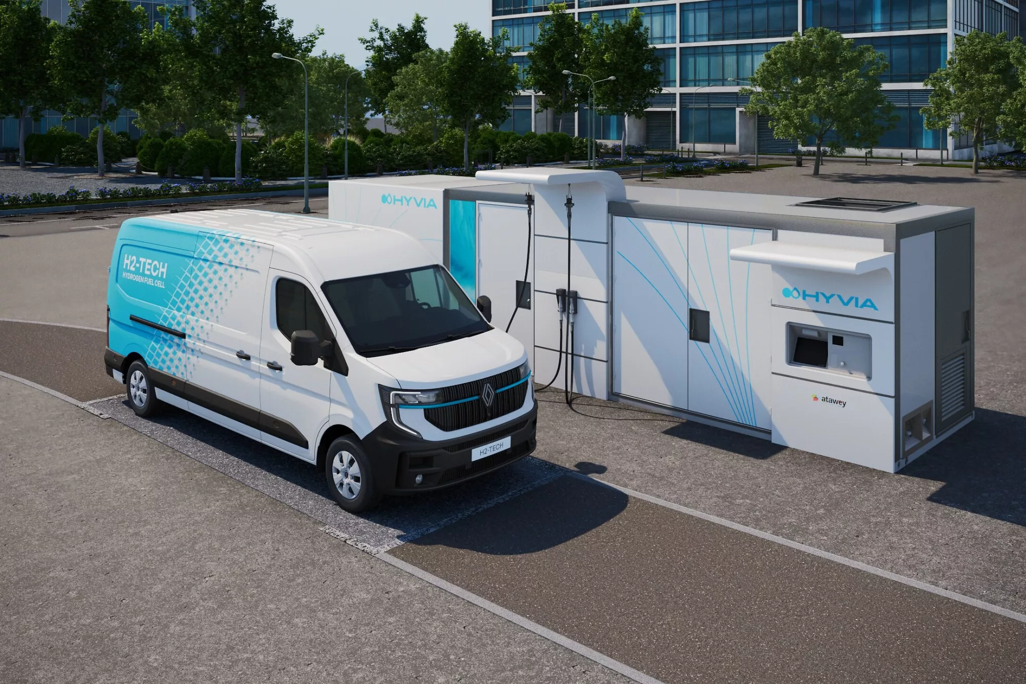 Renault Master van H2-Tech laden, Stam Renault