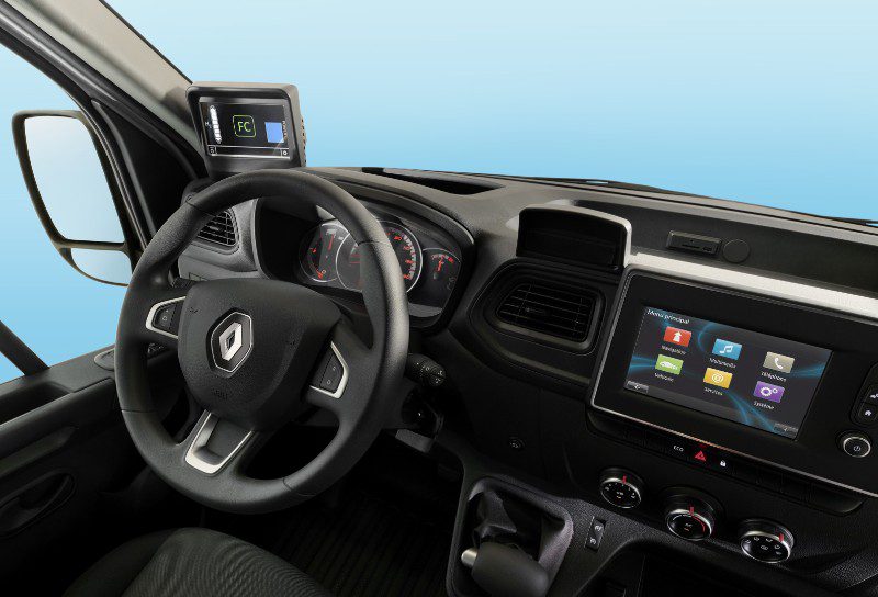 Renault Master van H2-Tech dashboard, Stam Renault