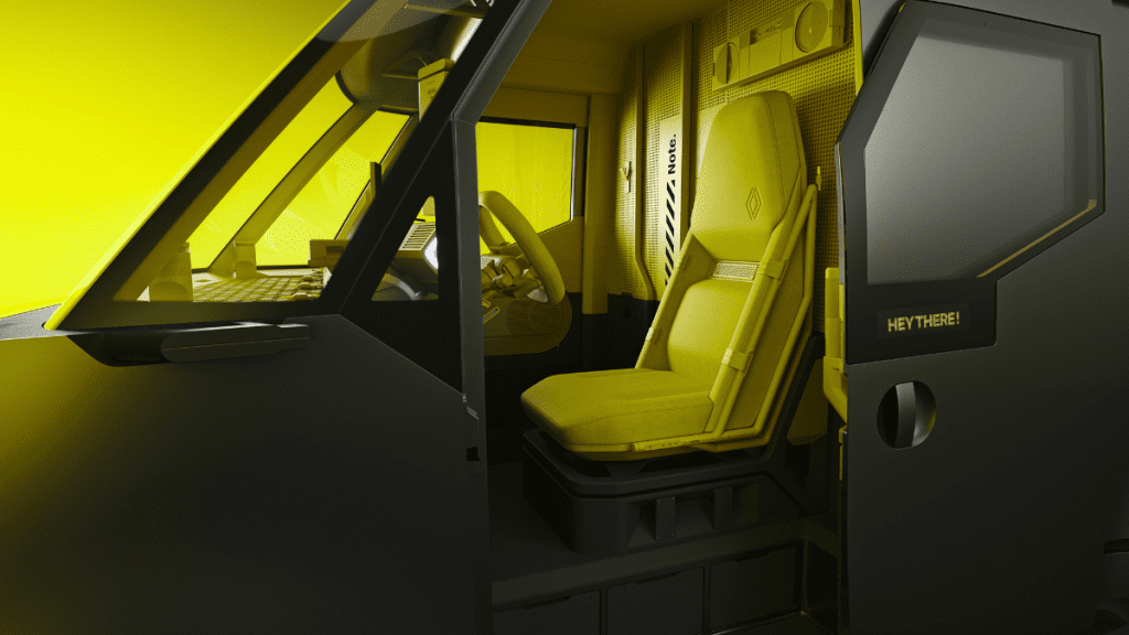 Renault Estafette E-Tech electric nieuw cabine, Stam Renault