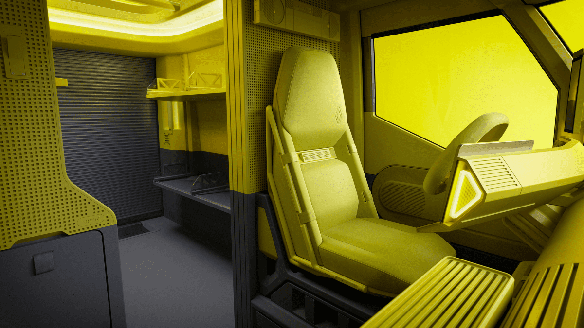 Renault Estafette E-Tech electric nieuw cabine, Stam Renault