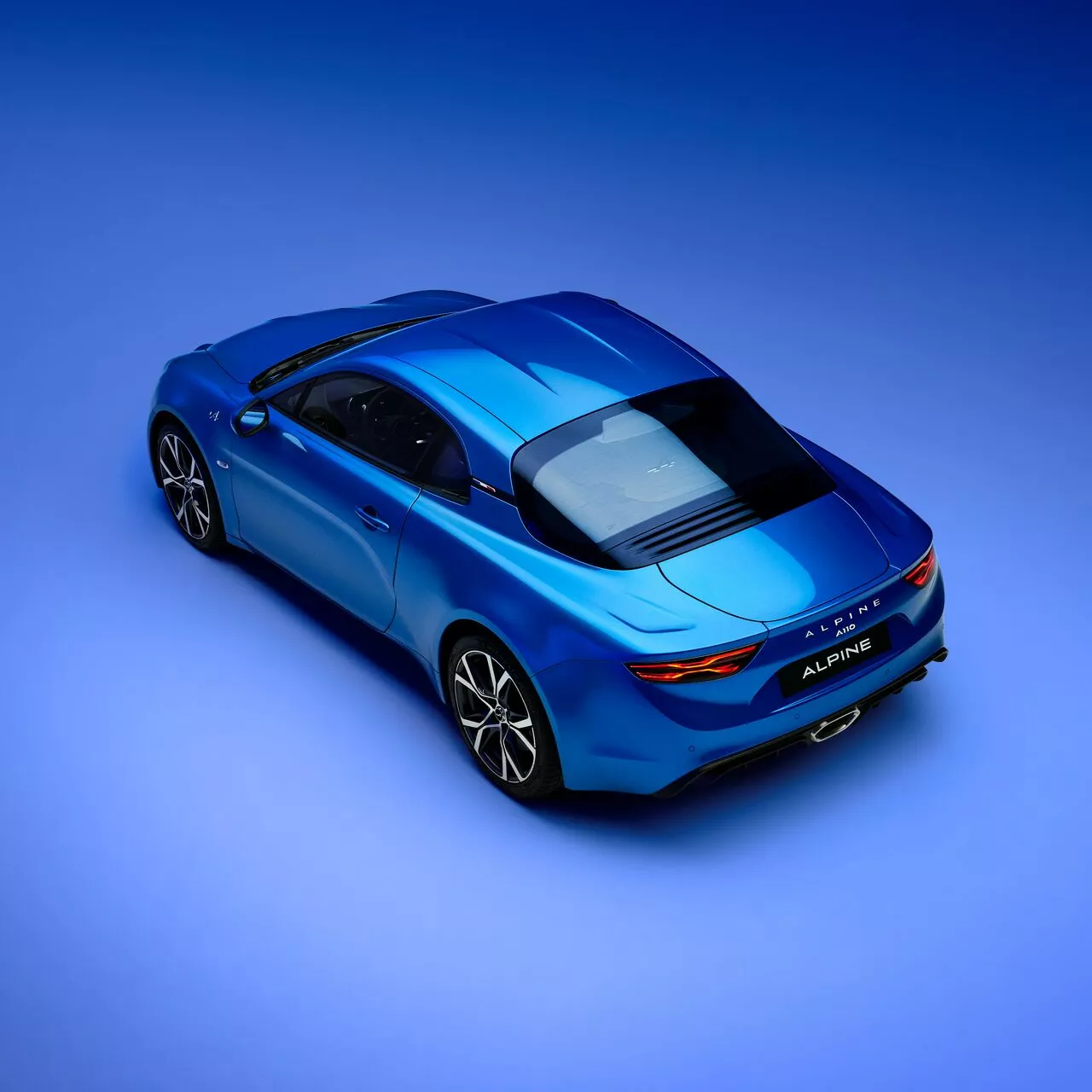 Alpine A110 achterkant, Alpine Store Soestdijk