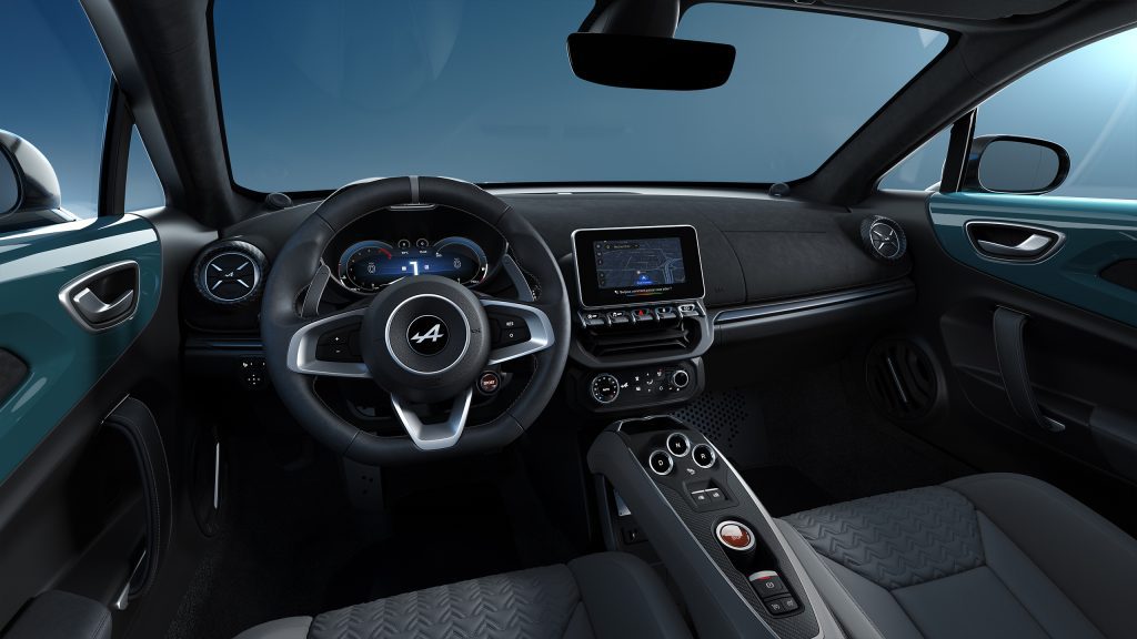 Alpine A110 GTS interieur, Alpine Store Soestdijk
