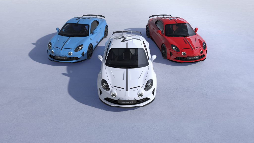 Alpine A110 R70 slider 3 modellen, Alpine Store Soestdijk