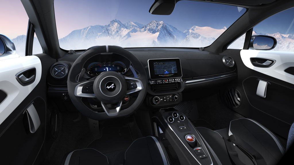 Alpine A110 R70 slider binnenkant, Alpine Store Soestdijk
