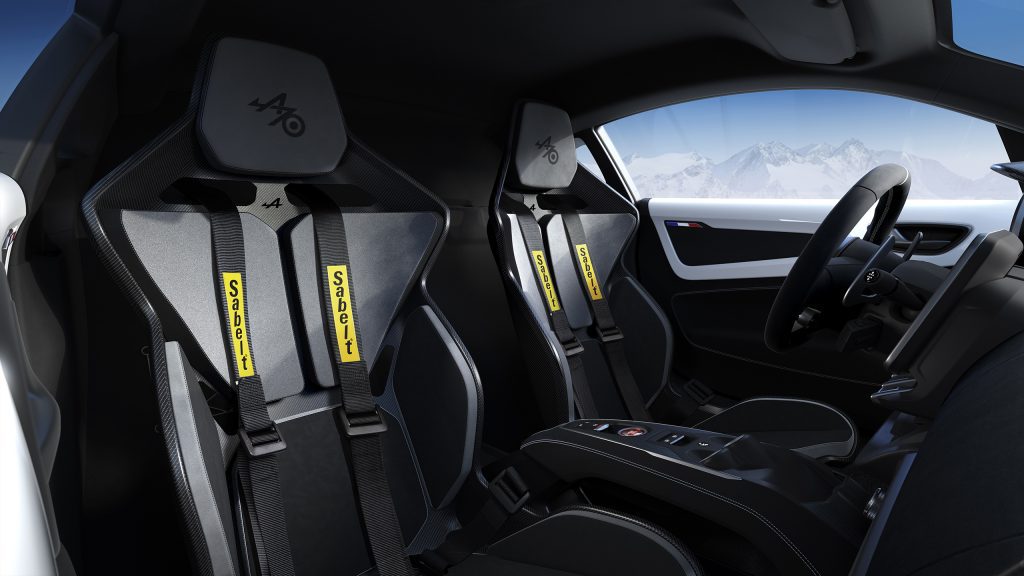Alpine A110 R70 slider binnenkant stoelen grijs, Alpine Store Soestdijk