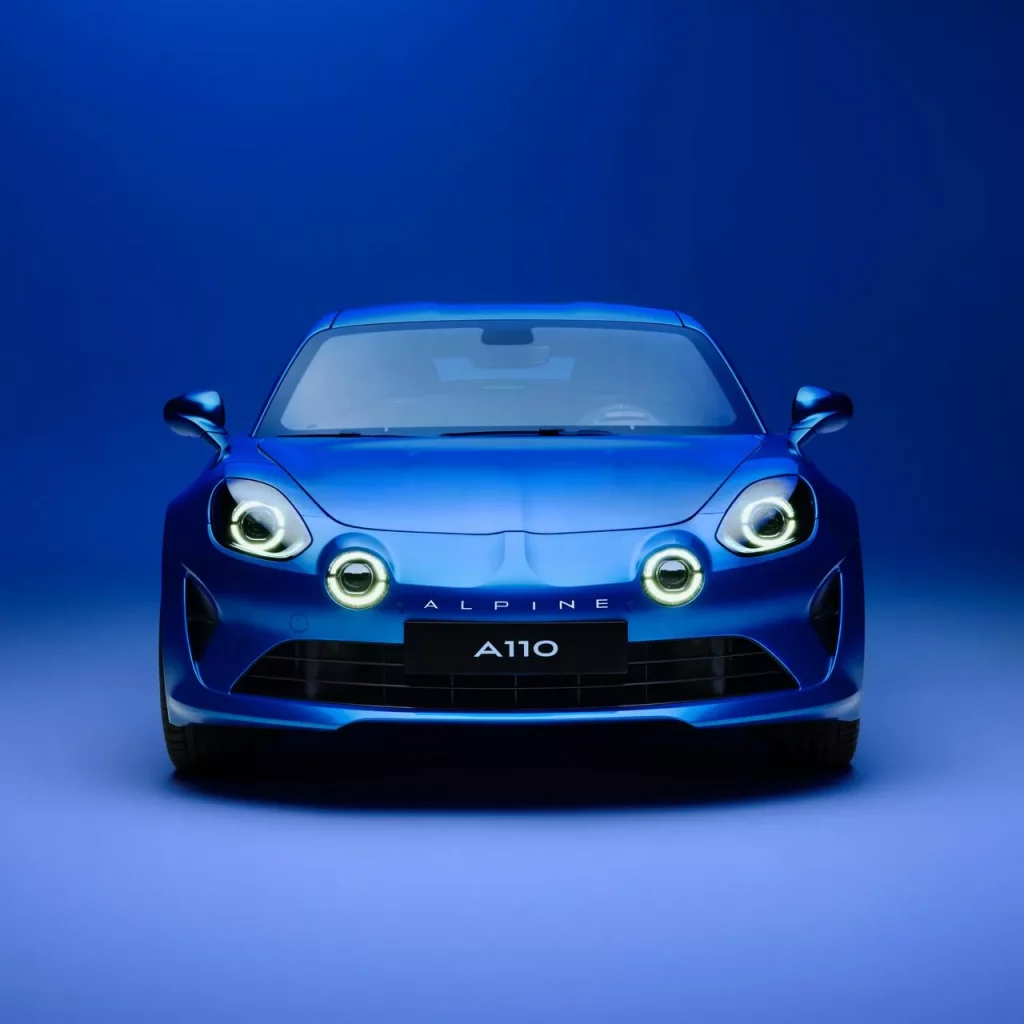 Alpine A110 voorkant, Alpine Store Soestdijk