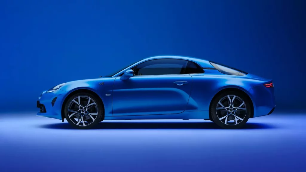 Alpine A110 zijkant, Alpine Store Soestdijk