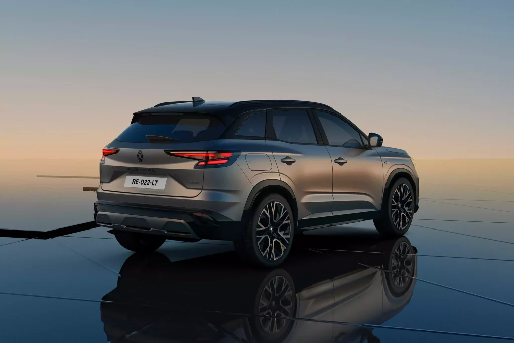 Renault Austral achterkant, Stam Renault