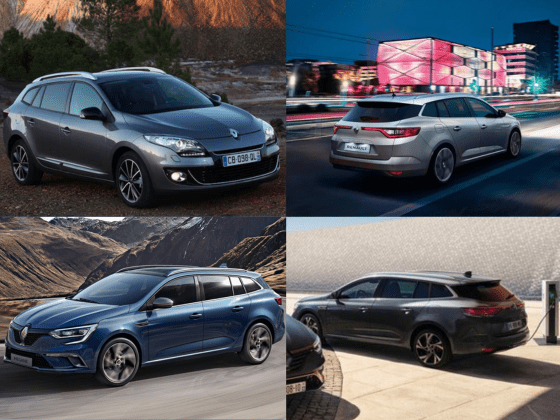 Populaire bouwjaren van de Megane Estate, 1998, 2016, 2019 en 2024