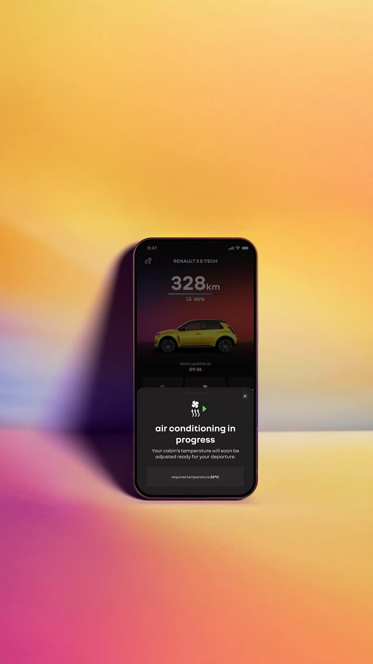 My Renault verwarm je auto op afstand, Stam Renault
