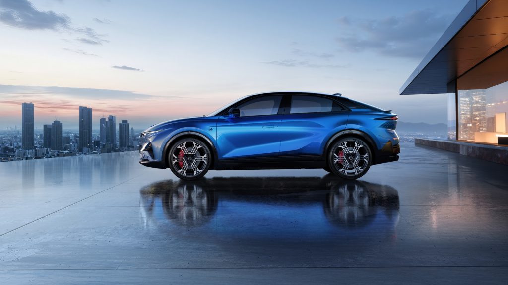 Alpine A390 zijkant slider, Alpine Store Soestdijk